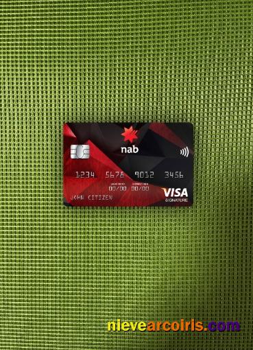 USA NAB bank visa signature card photolook